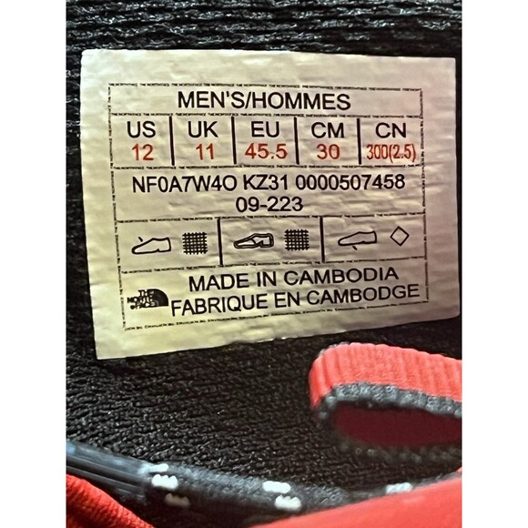 The North Face ThermoBall Traction Mule Red 12 Men’s Winter Camp Slippers EUC main image 7